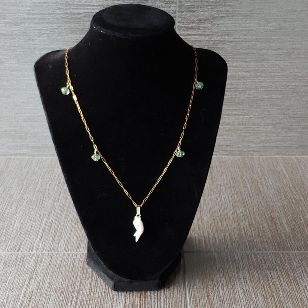 Vintage Look Gold Filled Koi Necklace